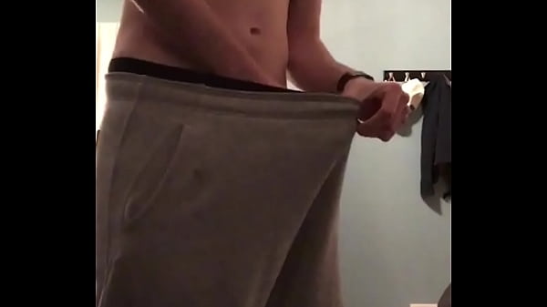 Horny boy jacks off