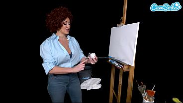 Nonton Mature Lady Does Drawing With Boobs Loose thumbnail
