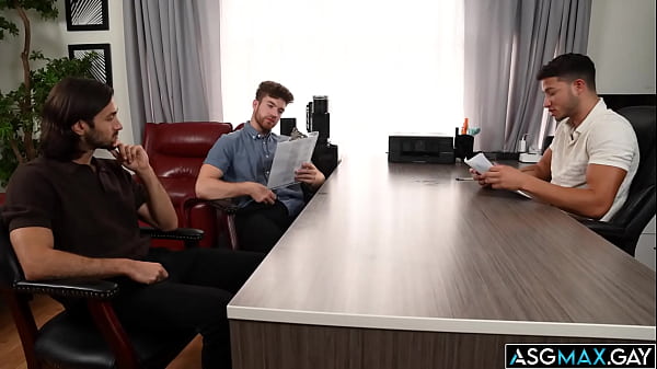 Office Threesome With These Hot Sexy Studs thumbnail
