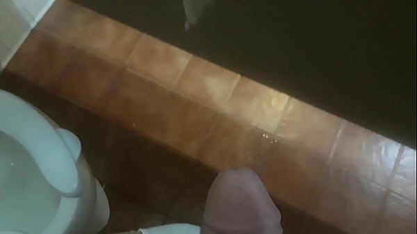 Supersensitive Flaccid Cock Makes A Huge Mess In A Park Toilet thumbnail