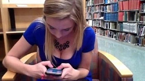Blue Shirt Blond Chick thumbnail