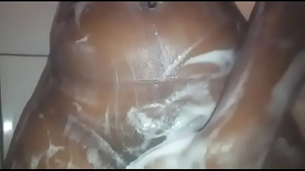 Big boobs gf taking shower