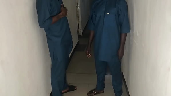 TRADITIONAL ATTIRED MEN COMBINE TO TEAR A MEATY PUSSY_UP