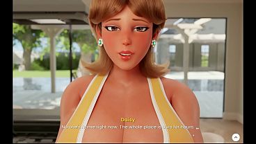 Mansion days taboo hentai game ep 2 caught with a huge boner by my step mom in the kitchen 