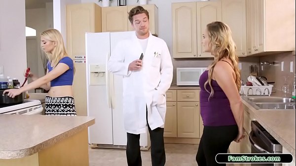 Guy Takes Control Over His Small Tits 18yo Stepsis And His Blonde Stepmom.the Blonde Teen Rims Him While The Milf Deepthroats His Big Cock thumbnail