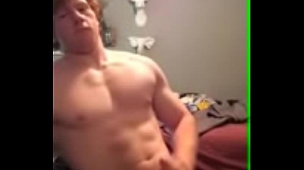 sexy as fuck ginger jerks off his hot cock 