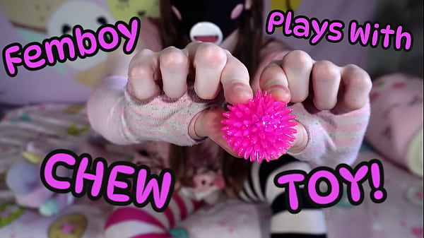 Femboy Plays With Chew Toy! (Teaser)