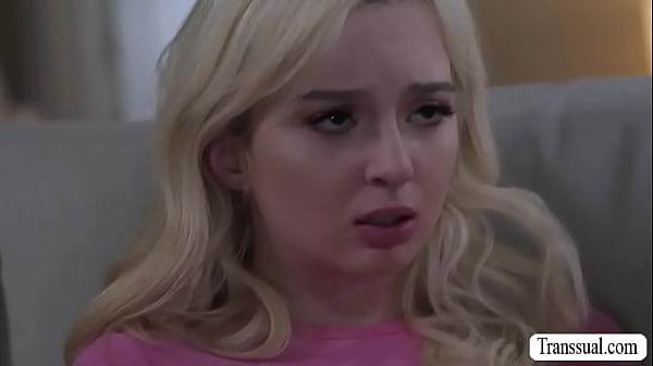 Trans Ava Holt And Blonde Superstar Lexi Lore Are On The Couch Kissing Each Other thumbnail