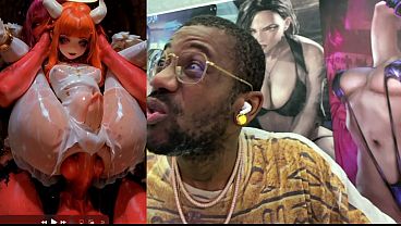 Petite Short Stack Ginger Angel Transgender Girl Getting Ass Fucked By Demon Cock, Ai Generated thumbnail