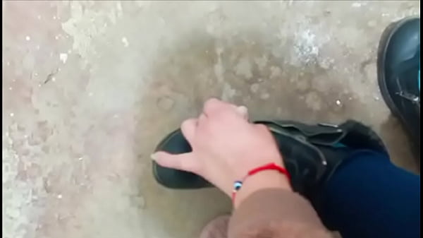 Los pies de mi compa&ntilde_era de trabajo