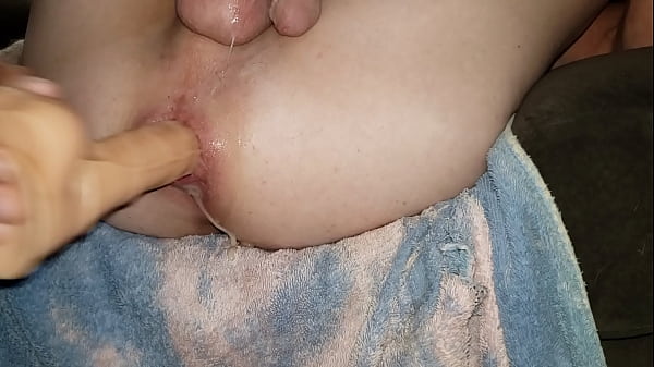 Prostate Explodes While Dildo Is Deep thumbnail