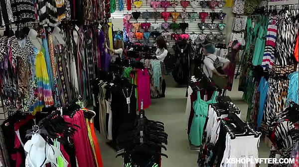 Sexy Blonde thief with big tits Skylar Vox getting down and dirty 