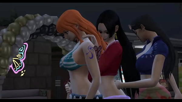 Hentai Porn With Nami Boa Nico And Master Roshi thumbnail