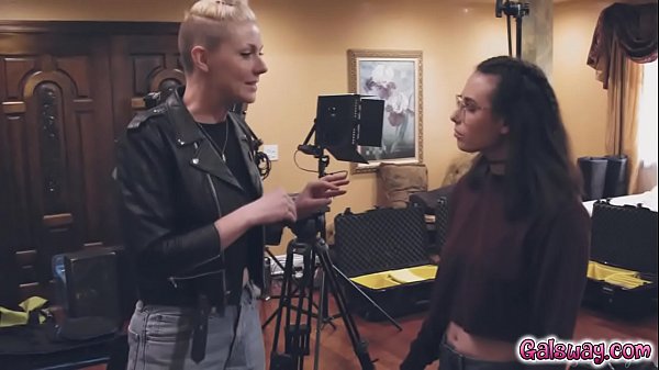 Nonton Mackenzie And Kira Are Eager To Please The Director As They Dive Into Her Pussy thumbnail