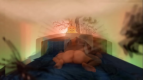 Halloween Ghost Fucks A Cute Emo Femboy, Groans, Cums Deeply Inside His Tight Ass Hole. In This Gay Porn Video Made For Halloween, The Model Jon Arteen Plays Both Ghost And Emo Femboy. With A Video Montage On Computer, You Can See The Two Transparent thumbnail