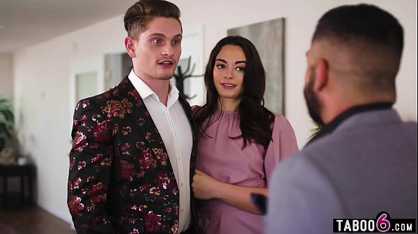 Female Assistant Introduced Her Boyfriend To Her Bisexual Boss For A New Job For Him thumbnail