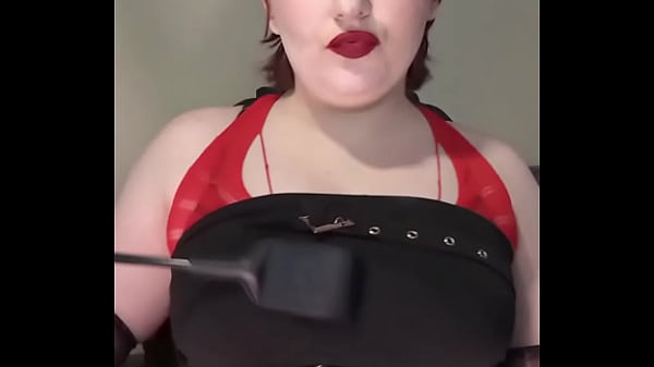 Riding crop all over ass spank tit spank 