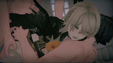 [girls' Frontline 2: Exilium] - Sextans "checkmate And Mind Erase" (bound T-doll & Pov Sandwich Dp) (4k/60fps) | (記憶喪失の戦術人形わからせ) thumbnail