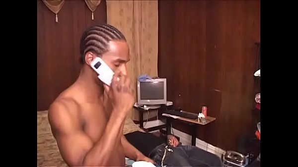 Two Black Dudes Fucking On The Bed thumbnail