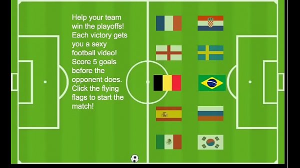 Sexy foosball game recorded 