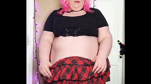 Hairy BBW isn't Wearing Panties
