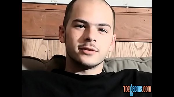 Foot Fetish Young Man Tugging It Off thumbnail