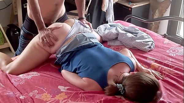 Nonton White Amateur Homemade Couple, Satin Lingerie (panties, Clothed Sex), Spanking thumbnail