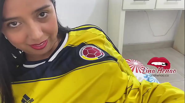 We Are Watching The Game And I Get Horny So I Give My Lover A Footjob And Then We Have Very Hard Sex, I Love To Play With His Cock And Get All His Cum thumbnail