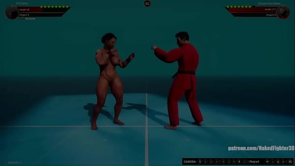VITTORIA VS Master Ken Baiter (Naked Fighter 3D)