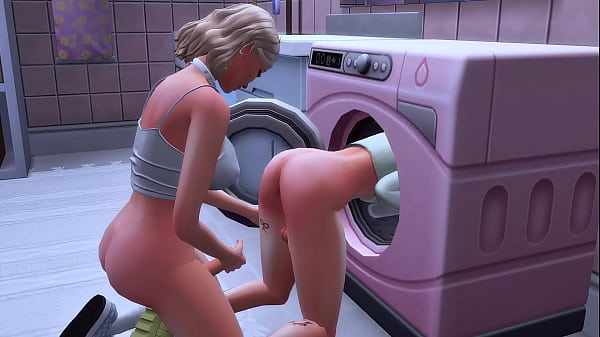 Futanari Stepmom Arranged Hard Anal Sex For A Trans Stepdaughter Who Was Stuck In The Washing Machine Sims Me Hentai Sfm thumbnail