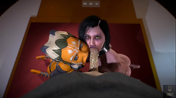 Ahsokatano And Second Sister Blow Fat Cock thumbnail