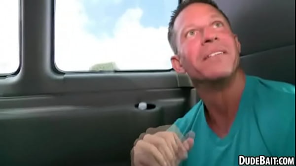 A Hot Stud Sucks This Unknowing Stud While Blindfolded thumbnail