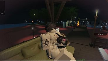 fucking a slutty femboy in roblox studio
