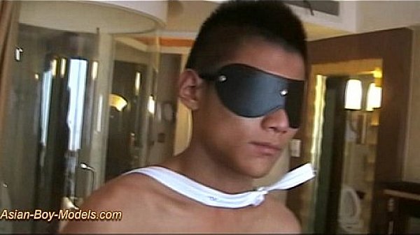 Dark Skin Asian Boy Bound Cum thumbnail