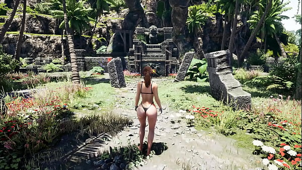 Nonton Lara Pleasures A Huge Statue's Penis In The Arena 3d Hentai Game thumbnail