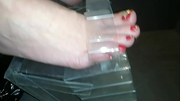Clear Hand made High Heels Lady L.(video Short Version)