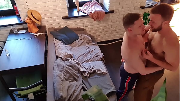 Behind The Scenes: Kostya Kazenny Bback Fucks Muscled Blond Guy Alex thumbnail