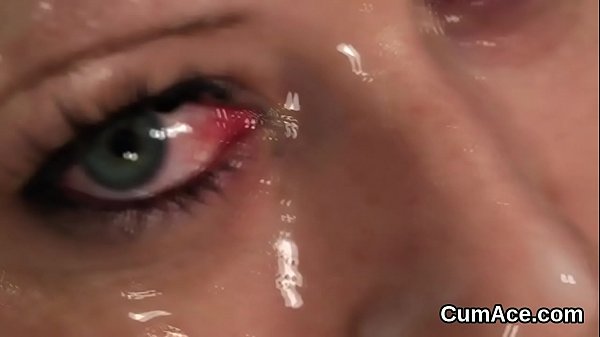Horny Idol Gets Sperm Load On Her Face Gulping All The Jizz thumbnail