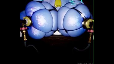 Huge boobs growth 3d