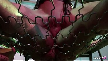 Hard and Rough FFM 3Some Anal Sex for Domina and her Mistress at Dungeon at BDSM Session 