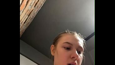 Crazy creampie in the public gym