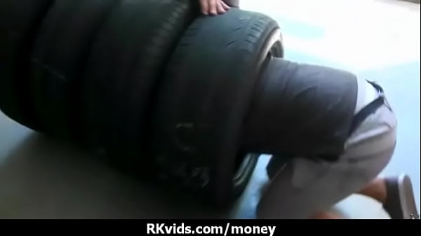 Desperate teen naked in public and fucks to pay rent 10
