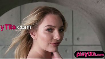 Petite Skinny Blonde Milf Strips Nude To Show Off Her Perky Small Tits thumbnail