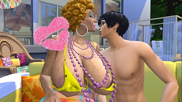 Granny Treat 2 - Granny Cougars Cheating On Their Away Hubbies - Sims 4 thumbnail