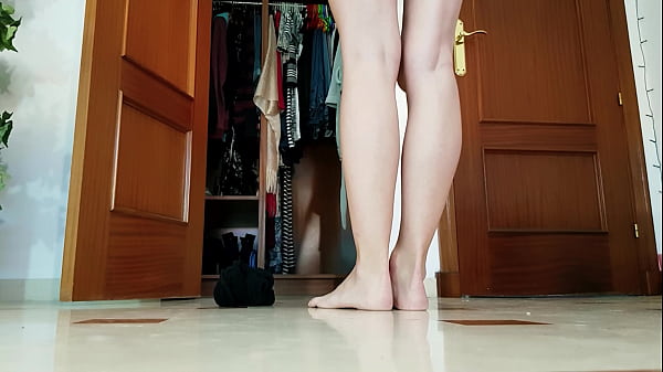 Feet In Black Body Stocking thumbnail