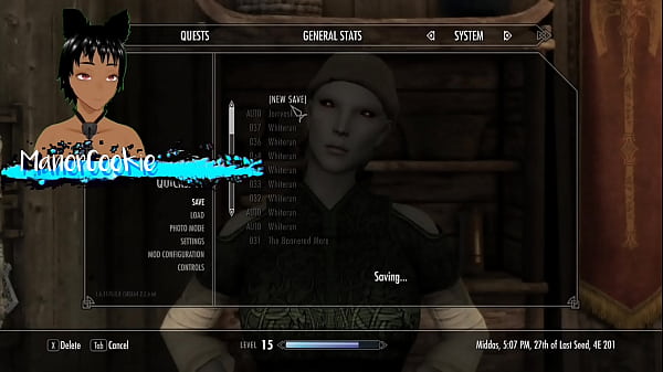 Skyrim B and L mod - Found an interesting woman with huge tits and big ass 