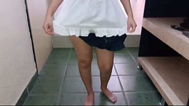 Seduzco a la Puta Novia de mi Mejor Amigo Para que se Vista de Sirvienta Maid por Mi! Creampie Total en su Vagina