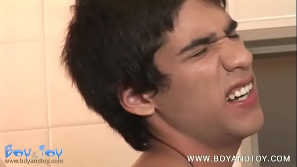 Sex-crazed Youngster Using A Big Veggie As His Butt Toy thumbnail