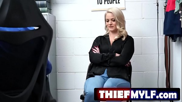 FULL SCENE on http://thiefMYLF.com - Suspect is a blonde woman over the age of thirty. She identifies herself as Lisey Sweet and is filed under our Must Implement Liberal Frisking (MILF) 