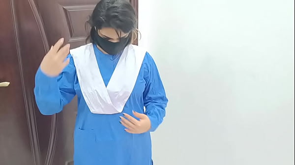 Desi Indian Student Girl Wearing College Dress 